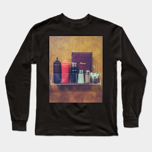 Retro Hipster Diner Detail Long Sleeve T-Shirt